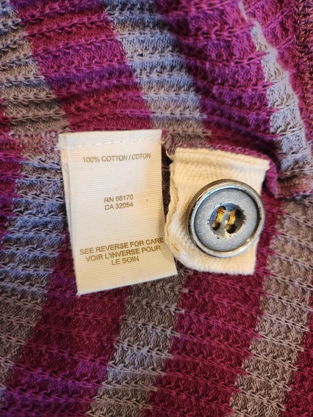 Vintage Free People Magenta/Gray Stripe Hoodie/Henley Size S 90's Bella Swan Y2K